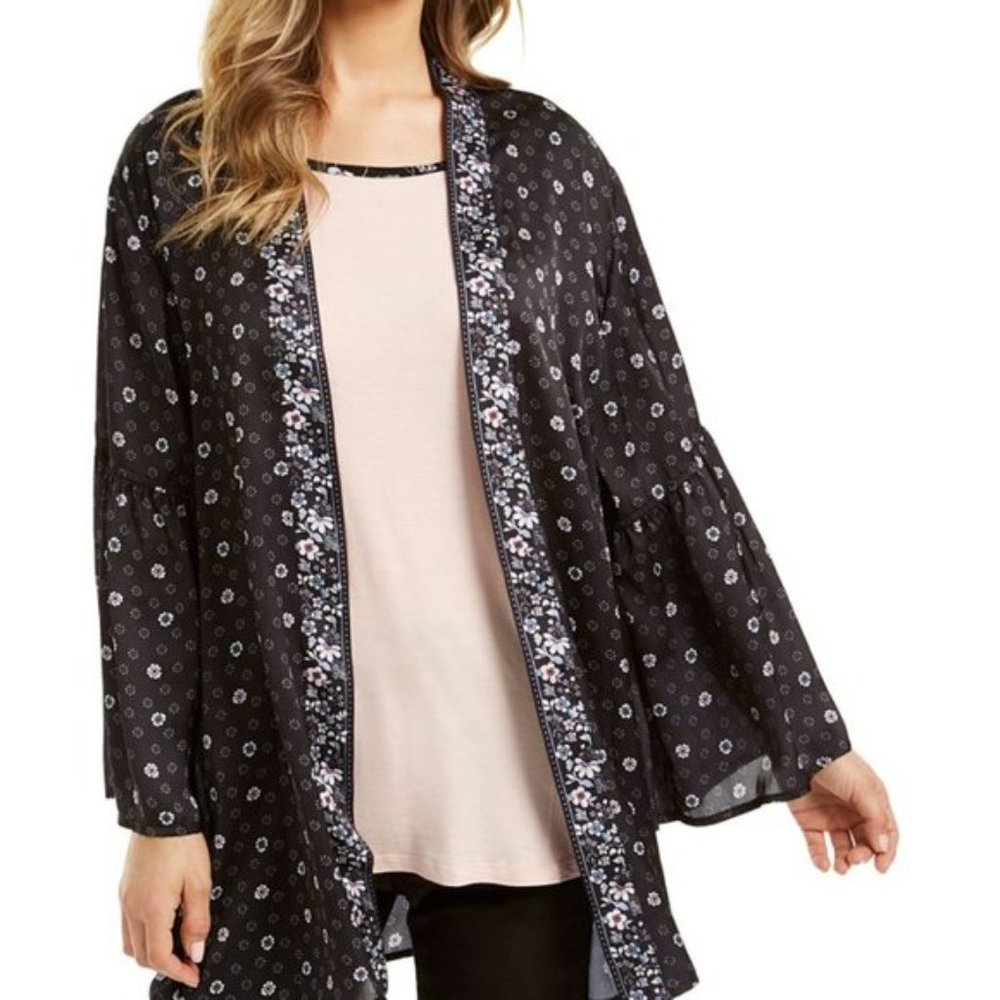 Vera Bradley Sofie Floral Kimono Wrap Robe